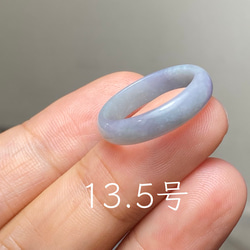 L182 氷糯種 青緑 14.5号 天然 グアテマラ産 A貨 本翡翠 くりぬき