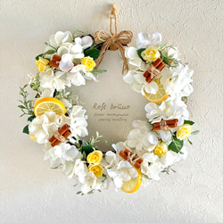 ✤ ✤ 大きめ♬  夏の造花リース  36cm  ✤ ✤ 楽天市場】【楽天1位】 造花 リース オーダーメイド 玄関 ギフト 自宅