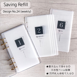 Savingリフィル デザイン⑥ 100Saving 11枚+1シートセット その他雑貨