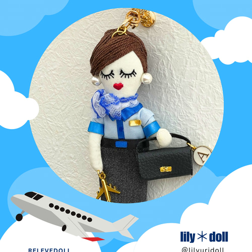 CAルルベちゃん バッグチャーム lily＊doll 通販 20784306｜Creema