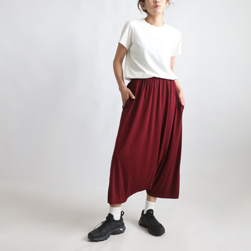 新作 87cm丈 とろみ シルケット 伸縮ストレッチ Tシャツ