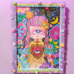 S3号】GOING MY WAY【現代アート/絵/イラスト/ポップアート】 絵画