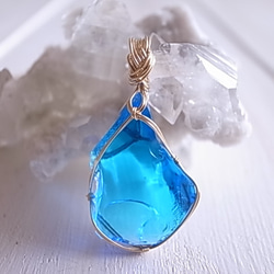 ヒマラヤ水晶 インド・マニハール産 ペンダントトップ ワイヤー