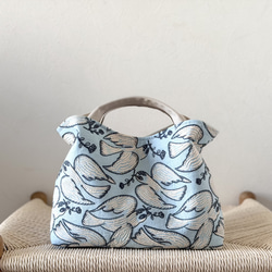 ⚮̈ミナペルホネン choucho × forest tile ヌッピバッグ トートバッグ