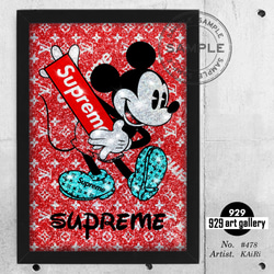 SUPREME type☆オマージュアートインテリアポスター＃325☆ボックス