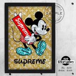 SUPREME type☆オマージュアートインテリアポスター＃326☆ボックス