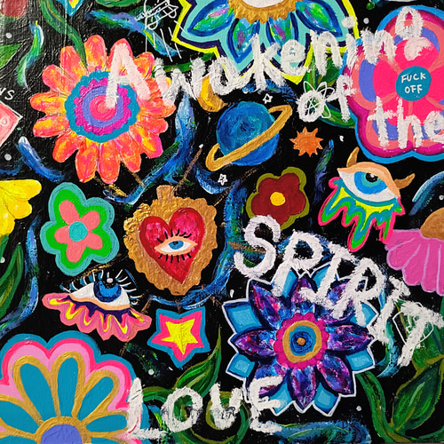 【愛と狂気のマーケット出展作品】Message Flowers（BL） 愛と狂気のマーケット出展作品】Message Flowers（BL） 絵画 Icono-Eye