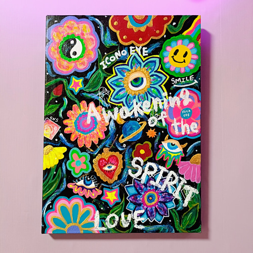 【愛と狂気のマーケット出展作品】Message Flowers（BL） 愛と狂気のマーケット出展作品】Message Flowers（BL） 絵画 Icono-Eye