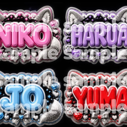 プチプラ 即日納品♡ぷっくり 3D ネームボード♡うちわ文字 ハングル