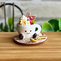 254☆ ハンドメイド ミニチュア ドリンク クリスマス グラス カップ ゼリー 253 ☆フルーツゼリーのカクテル☆ ミニチュア ドリンク その他置物
