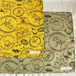 m様オーダー品】入園入学絵本袋手提げ歌留多袋コーデル袋☆さめサメ大