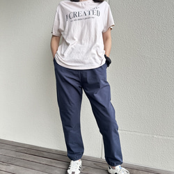 ＊ハンドメイド＊もんぺパンツ　サルエルタイプ　コットンリネン　ストレッチあり　紺 もんぺパンツ のおすすめ人気通販 検索結果｜Creema(クリーマ