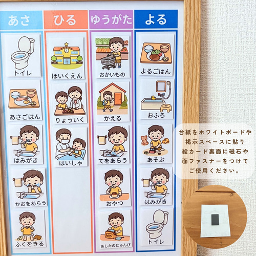 スケジュールNo.2|発達支援・療育・絵カード・視覚支援・男の子 その他