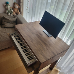 DTMデスク S140-55 DAW スライドテーブル(300) KOMPLETE KONTROL