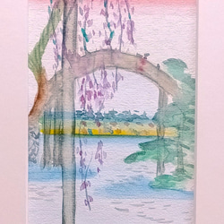 竹林抽象 水彩画原画 絵画 yko 通販 8305141｜Creema(クリーマ