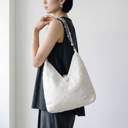 ⚮̈ミナペルホネン jungle relief シプリバッグ 巾着ショルダーバッグ