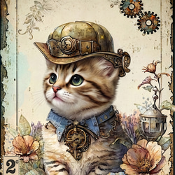 New オリジナルデザイン 猫 猫柄 アメリカンショートヘア アメショ