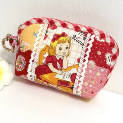 専用です♪ 再販【作成キット】ミニヘキサゴンのキルトポーチ パッチ