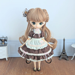 682.レトロワンピース※リカちゃんアウトフィット※復刻版初代リカちゃん