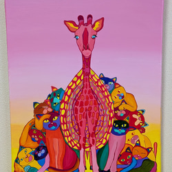 キリン 絵画 のおすすめ人気通販｜Creema(クリーマ) ハンドメイド