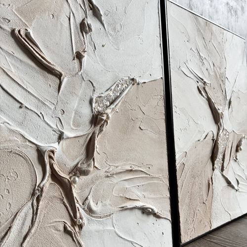 現代アート 40×30㎝ 大きめ モダン アートパネル インテリア 抽象画