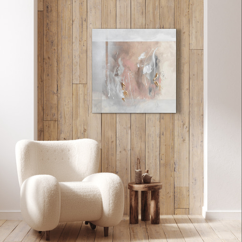 現代アート 65×65㎝ 抽象画 テクスチャーアート モダン インテリア