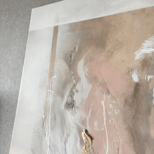 現代アート 65×65㎝ 抽象画 テクスチャーアート モダン インテリア