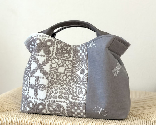 ⚮̈ミナペルホネン choucho × forest tile ヌッピバッグ トートバッグ
