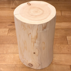 ひのき　丸太 スツール 椅子　No.1717 Hinoki Wood Stool No.1717 椅子（チェアー）・スツール Wood Factory