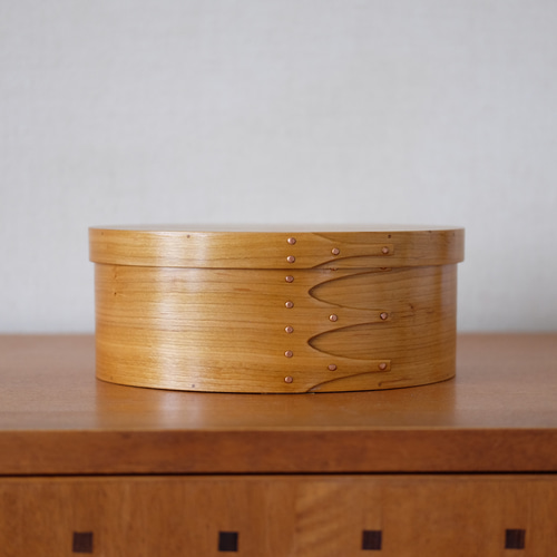 Shaker Style Oval Box【ラッカー仕上げ・サイズM】 フリーボックス