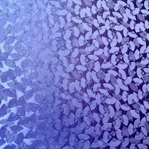 ヴィンテージ着物 ファブリックパネル 青に紫陽花22×22cm(2枚組) 和