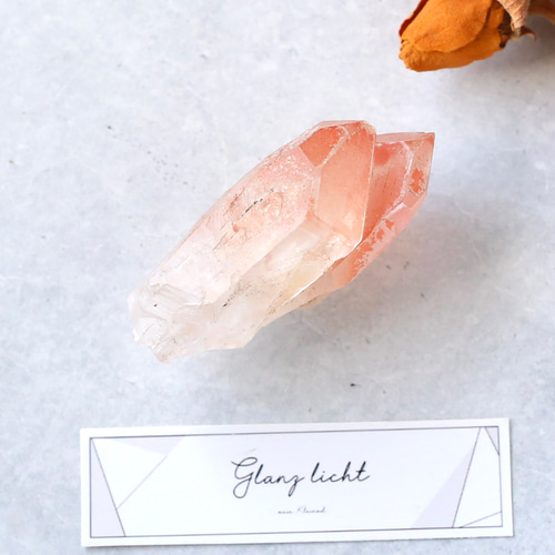 ツイン ディープピンクレムリアンシード 天然石 水晶 鉱物 一点物