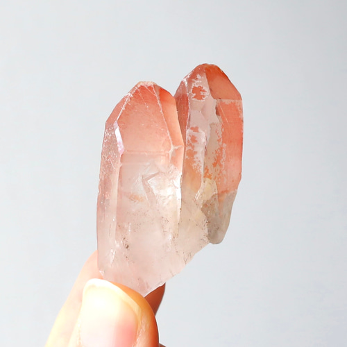 ツイン ディープピンクレムリアンシード 天然石 水晶 鉱物 一点物