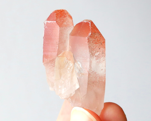 ツイン ディープピンクレムリアンシード 天然石 水晶 鉱物 一点物
