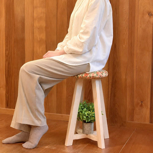 HINOKI STOOL 53｜福井県産ヒノキのスツール 椅子（チェアー