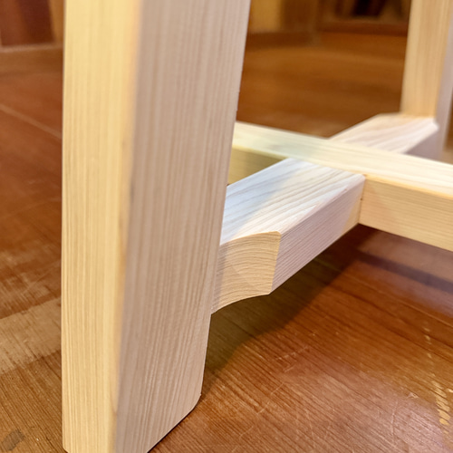 HINOKI STOOL 53｜福井県産ヒノキのスツール 椅子（チェアー