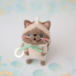 ハンドメイド　作家様　ネコ　シャムネコ　バッグチャーム　チャーム　マスコット シャム猫 のおすすめ人気通販 検索結果｜Creema(クリーマ