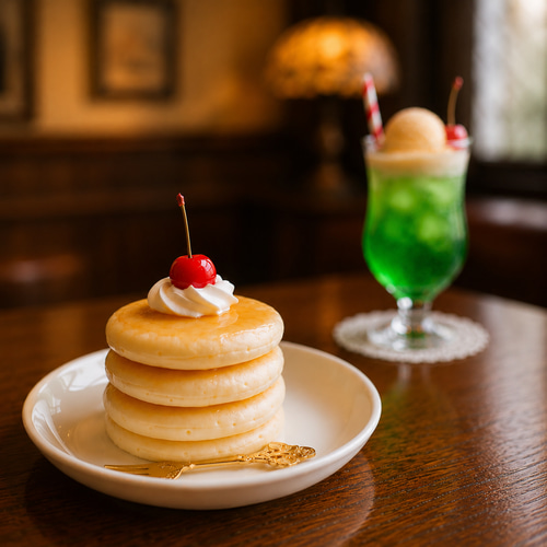 喫茶店のホットケーキ オブジェ フェイクスイーツ その他置物 momoxx