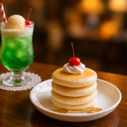 喫茶店のホットケーキ オブジェ フェイクスイーツ その他置物 momoxx