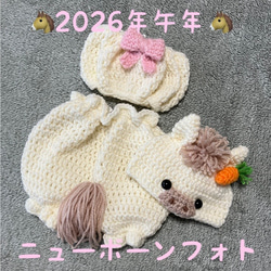2026年午年❤️馬の編みぐるみ❤️干支❤️お正月お飾り あみぐるみ