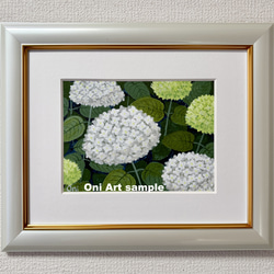オータムヴィレッジ02」透明水彩画 原画 風景画 額縁付 F4サイズ 絵画