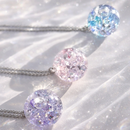 ✧ スノードーム ネックレス ✧― 人魚姫の落とし物 ―キラキラ ガラス