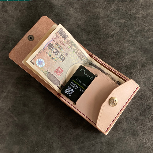 Twin Money Clip MC-05-1 両面札ばさみ マネークリップ ヌメ革