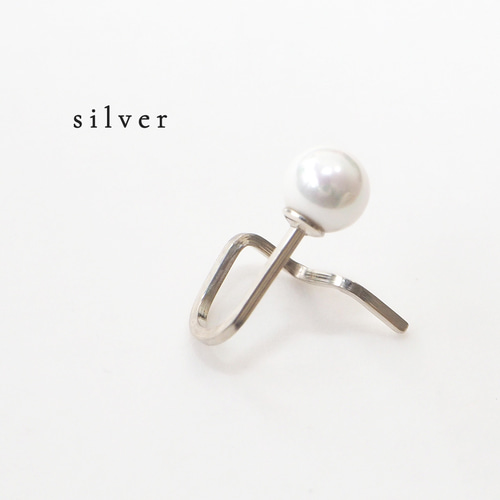 14kgf パールショートピアス 14kgfシェルパールニップピアス『neroli-ネロリ』 ピアス（その他