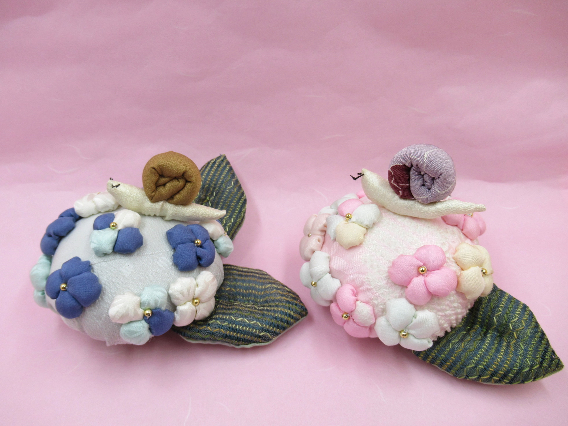 あす楽対応】 ◇タビ様専用◇ちりめん細工◇紫陽花9つオーダー品