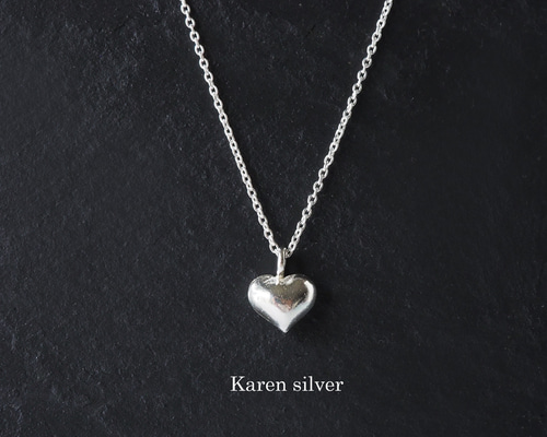 カレンシルバー ハートモチーフネックレス ネックレス・ペンダント