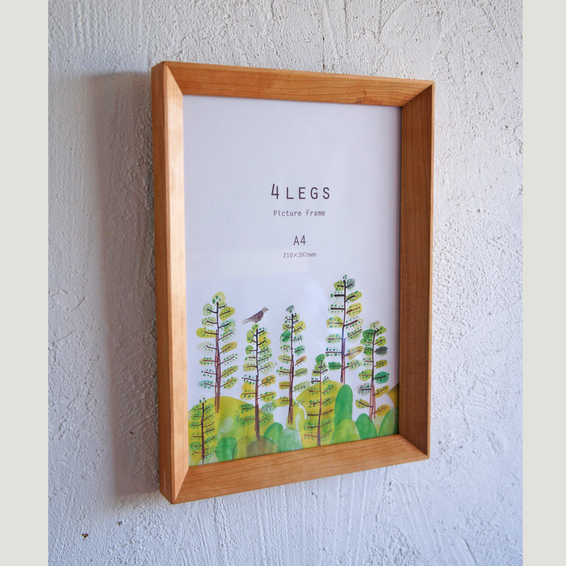 ＜サイズ選択可＞TRYANGLEフレーム　A4～A3サイズ　チェリーorウォルナット　<受注製作＞★サイズオーダー可