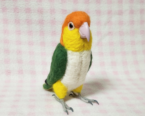 シロハラインコ 羊毛フェルト 小鳥インコオーダー承ります af3552778733dc78b777ec19b613f5