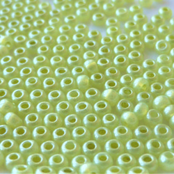 10g 11/0 2mm 淺綠色寶仕奧莎捷克種子珠 第3張的照片