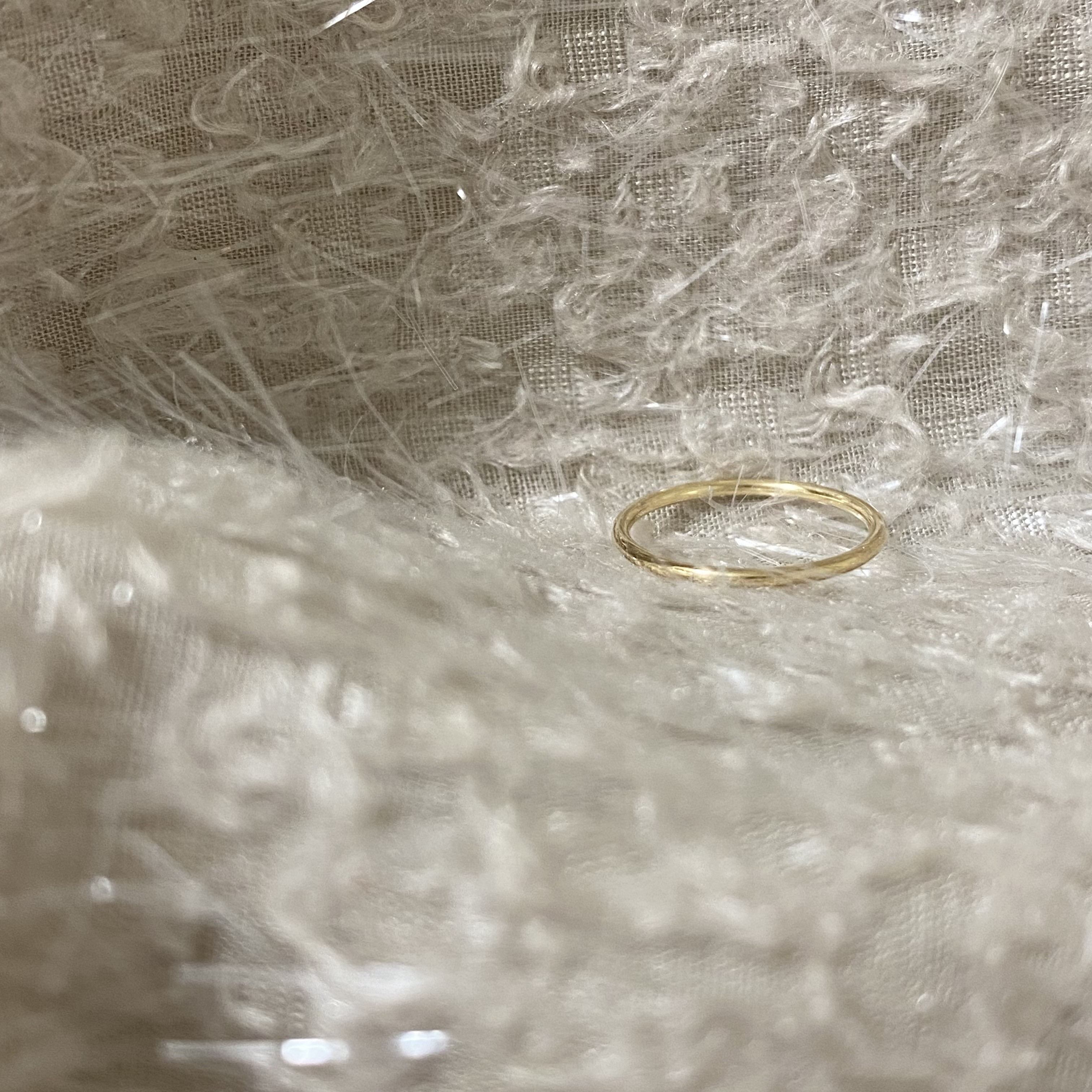 K18YG Aurora 魔法のピンキーリング